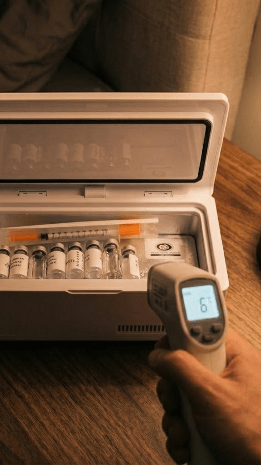 DB90 LED display close-up dark